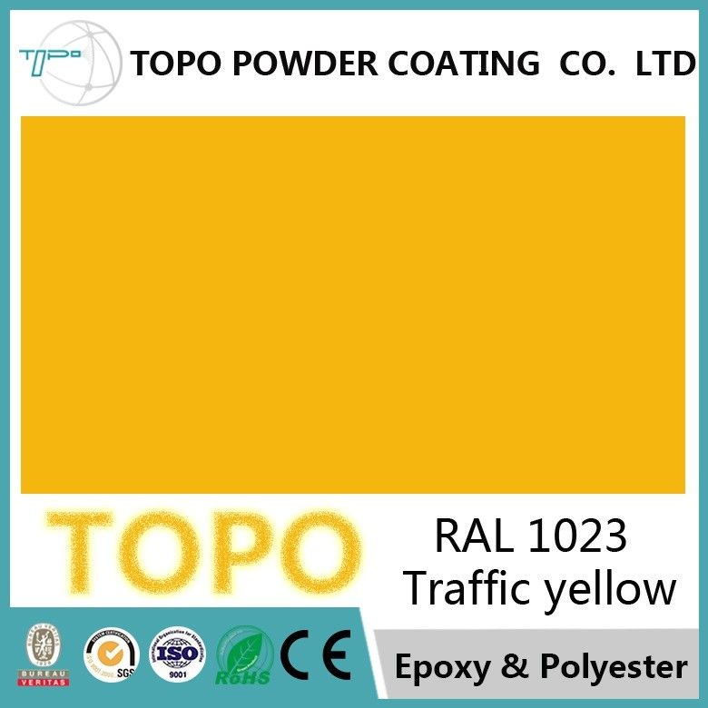 RAL 1023 Trafik Dış Dekorasyon İçin Sarı Saf Polyester Toz Boya