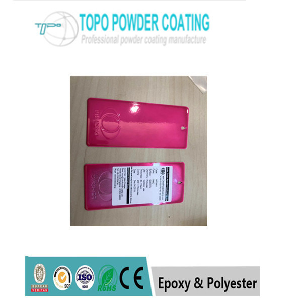 Termoset Polyester Ticari Toz Boya PANTONG806C Kırmızı Renk